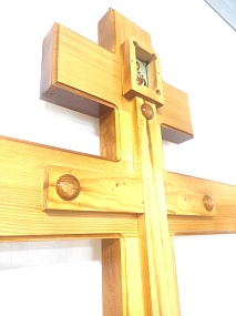 С32 Крест сосна Икона Премиум 230-10-4 см