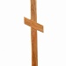 Д09 Крест дубовый Домик "Вечная память" 220-9-5 см