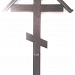 Э03 Крест Домик прямой с гравировкой 230-9,5-4,5 см