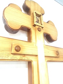 С38 Крест сосна Фигура Премиум 240-10-4 см