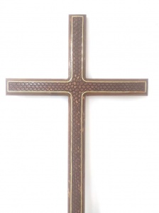 Э07 Крест католический с гравировкой 220-9,5-4,5 см