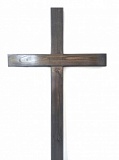 С14 Крест сосна католический темный 210-9-4 см
