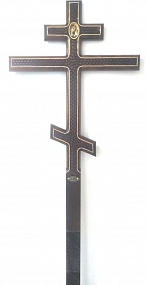 Э09 Крест прямой с гравировкой 220-9,5-4,5 см