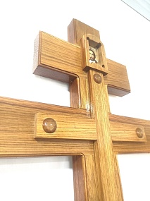 Д19 Крест Дуб икона Премиум 230-10-4 см