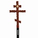 Крест детский художественный "Волна" 170*6,5*4,5 см лиственница