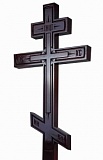 Э33 Крест резьба Лучи темный (230-9.5-4см)