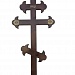 С17 Крест сосна Лилия темный буквы 220-9-4 см