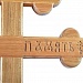 Д08 Крест дубовый ажурный "Вечная память" 220-10-5 см