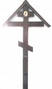 Э03 Крест Домик прямой с гравировкой 230-9,5-4,5 см