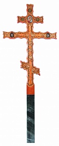 Э10 Крест с керамическими ангелами 250-14-4,5 см
