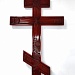Э31 Крест резьба Ветка розы (250*12*4см) темный