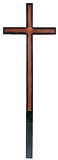 Д10 Крест дубовый католический с напылением 210-9-5 см