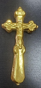 Ф28 Крест с распятием 14 см (50шт)
